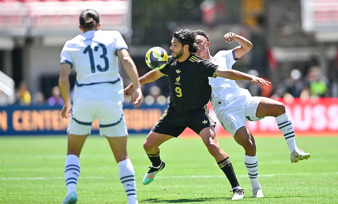 Resultado: México sufre goleada frente a Suiza en duelo de preparación para la Copa Oro