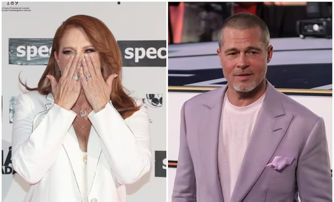 Erika Buenfil desata envidias junto a Brad Pitt; la actriz presume fotos con el actor de «F1»