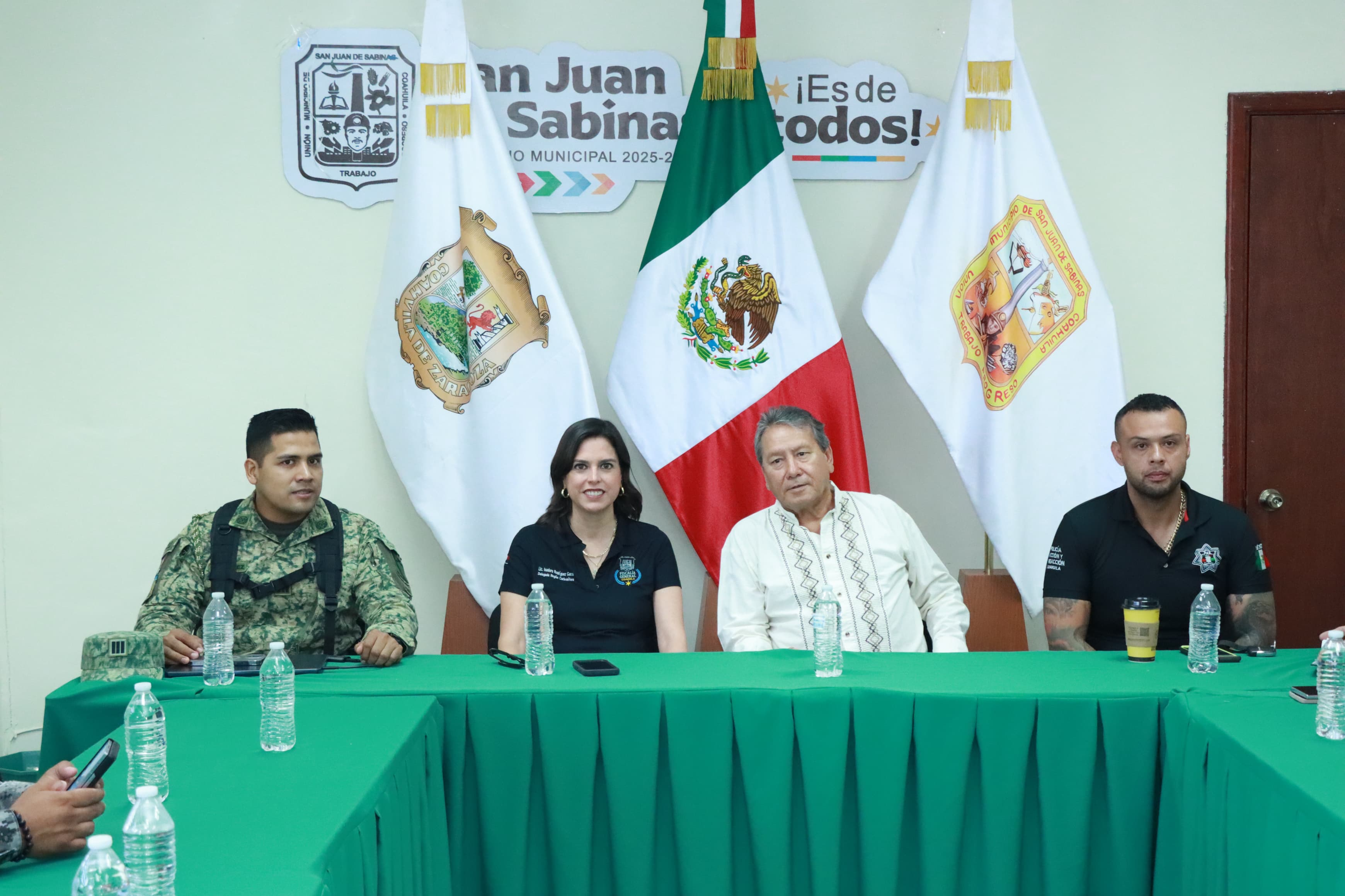 Óscar Ríos Ramírez encabeza reunión de seguridad: preparan operativo especial para la Feria de la Villa de San Juan de Sabinas
