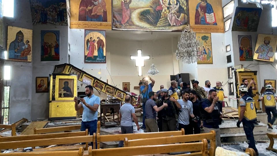 Se registra ataque su1cid* con explosivos en una iglesia en Damasco