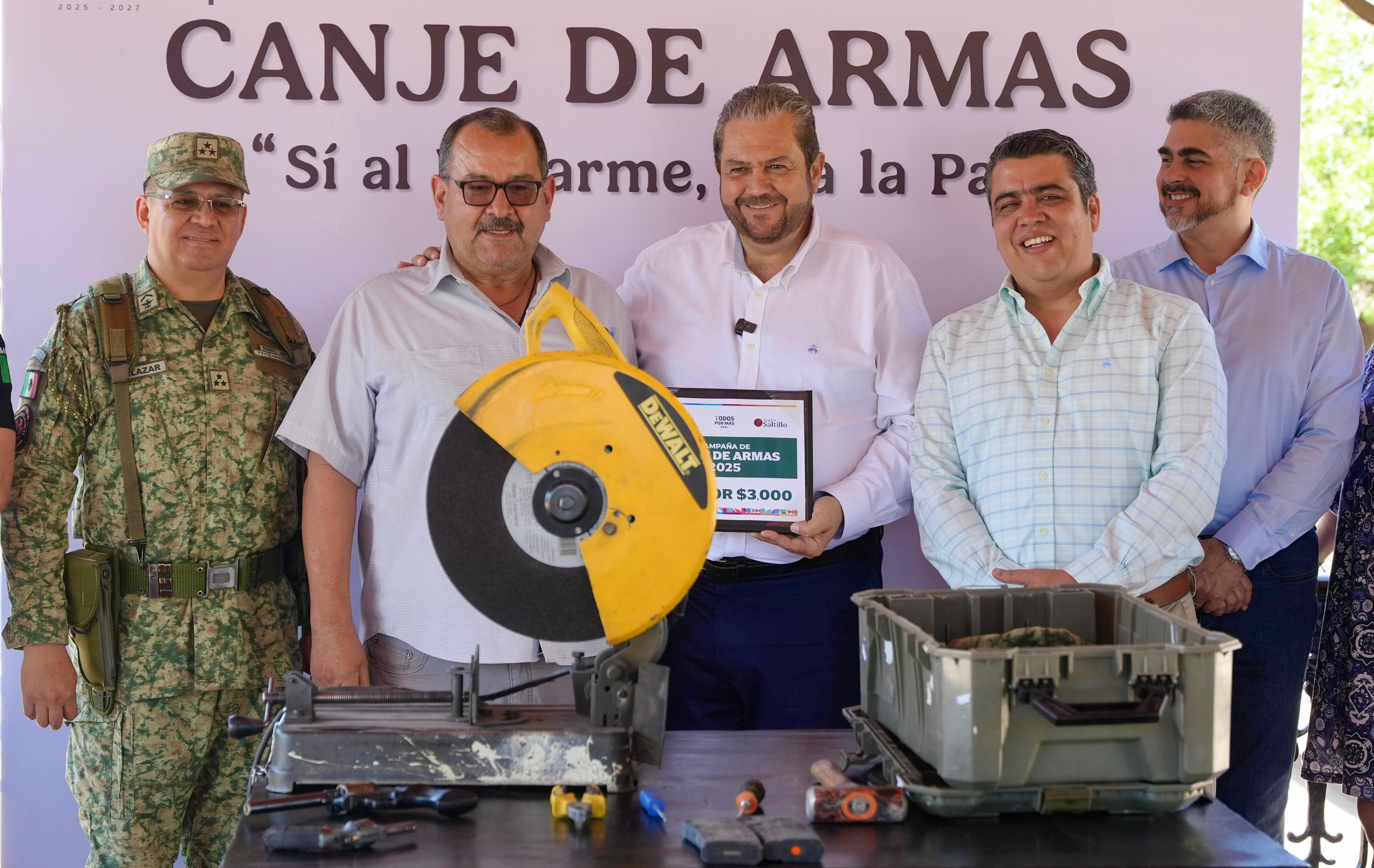 Arranca en Ramos Arizpe el Programa de Canje de Armas “Sí al Desarme, Sí a la Paz”