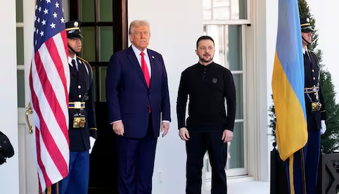 Zelensky dice que habló con Trump de un posible alto el fuego entre Rusia y Ucrania; califica la reunión como “larga y sustancial”