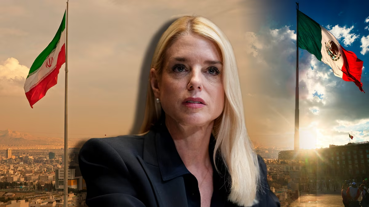 Pam Bondi pone a México en la lista de enemigos de EU junto con Irán: ‘No nos dejaremos intimidar’