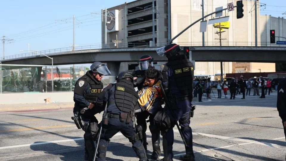 Al menos siete de cada 10 migrantes detenidos en protestas de Los Ángeles no tiene antecedentes penales