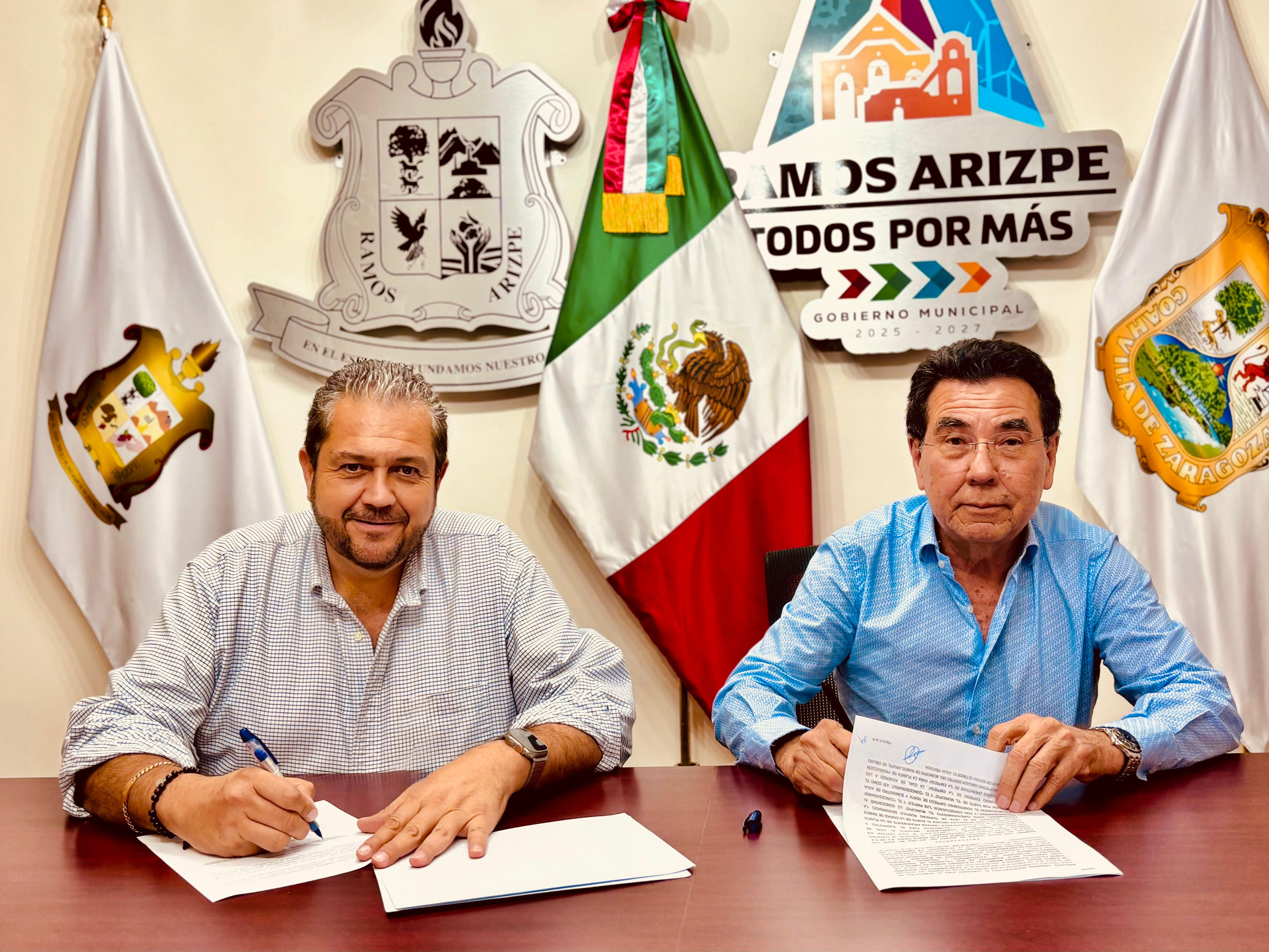 Reusar agua es clave: firman convenio hídrico DeAcero y Ramos Arizpe