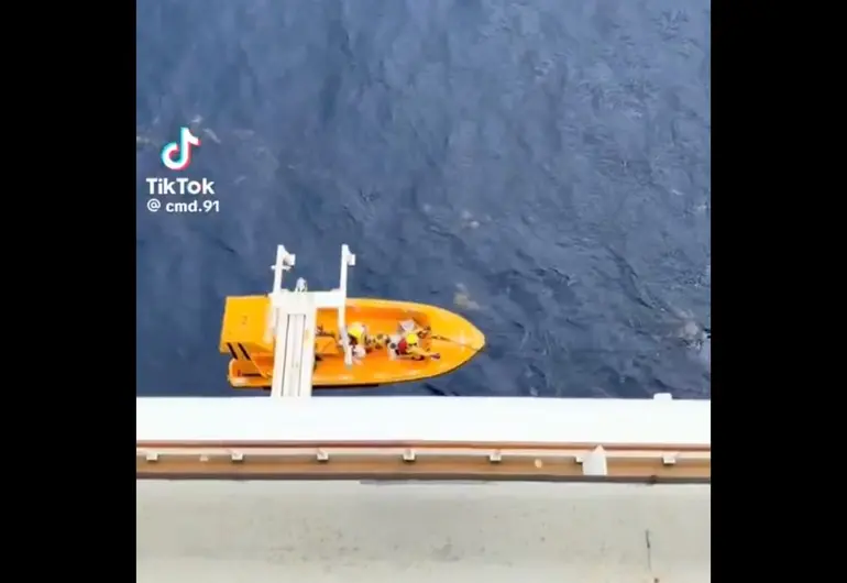 ¿Héroe o imprudente?: padre se lanza al mar tras caída de su hija en un crucero