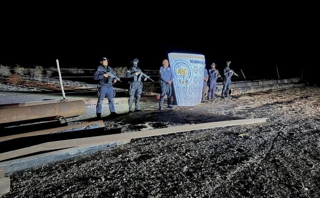Asegura FGE tubería industrial en Ocampo