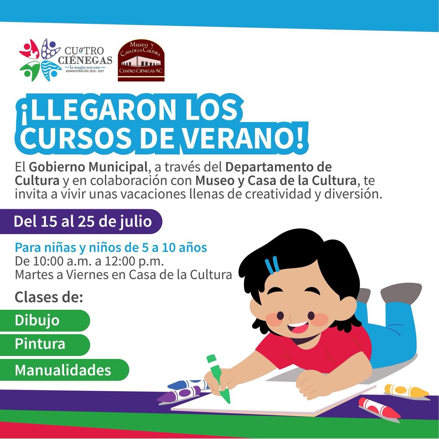 Disfrutarán infantes vacaciones creativas