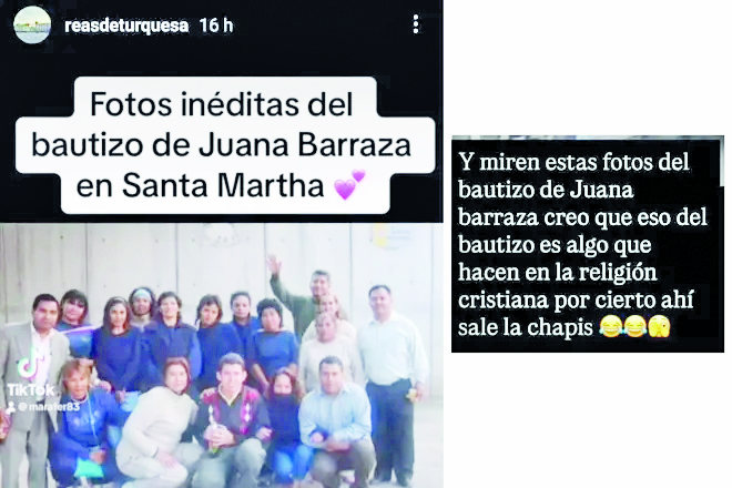Filtran foto inédita de ‘La Mataviejitas’ en su bautizo en penal de Santa Martha