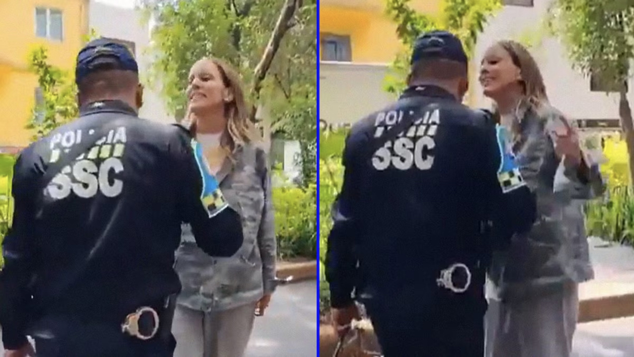 Denuncia policía a ‘Lady racista’