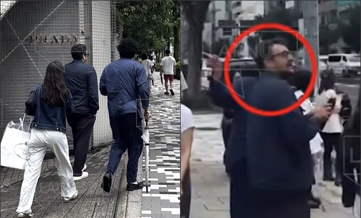 Andy la hace de nuevo lo captan en tiendas de lujo en Tokyo