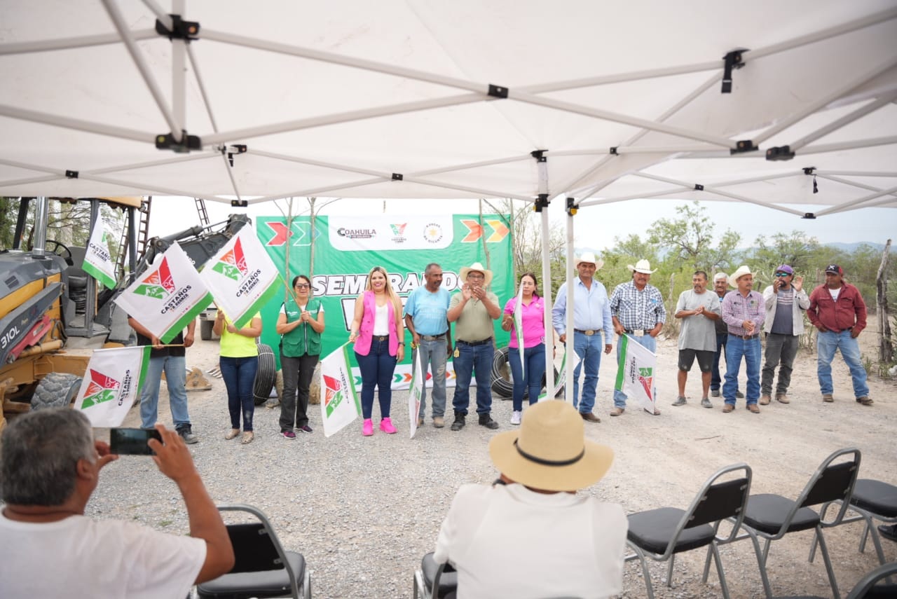 Lleva Yesica más acciones de reforestación a Castaños