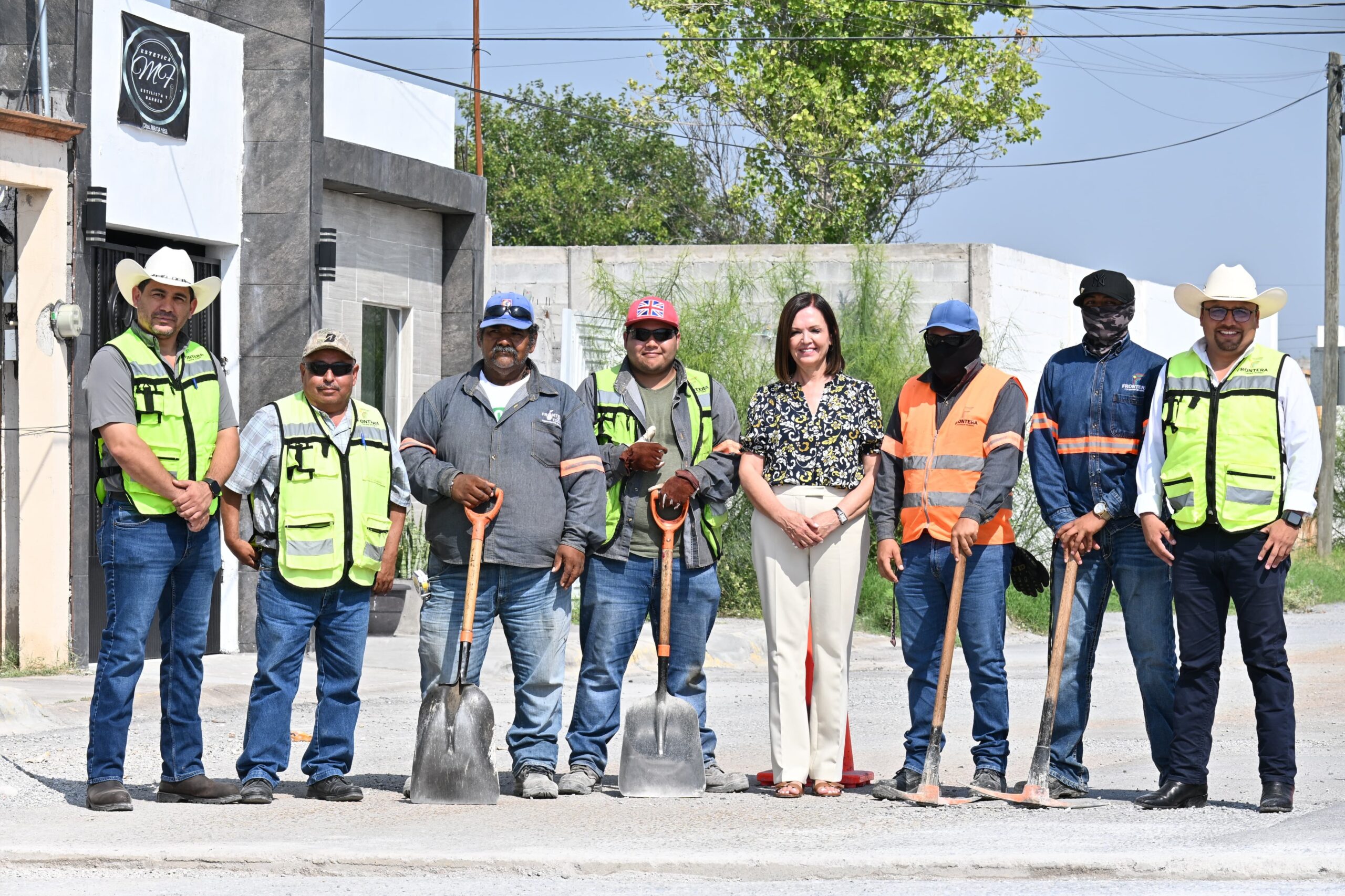 REHABILITA SARI 8.7 KM DE CALLES EN FRONTERA