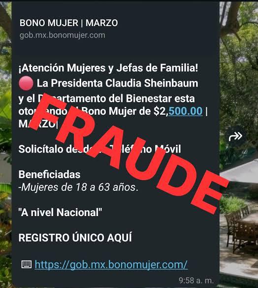Alerta Bienestar fraudes en registro de mujeres