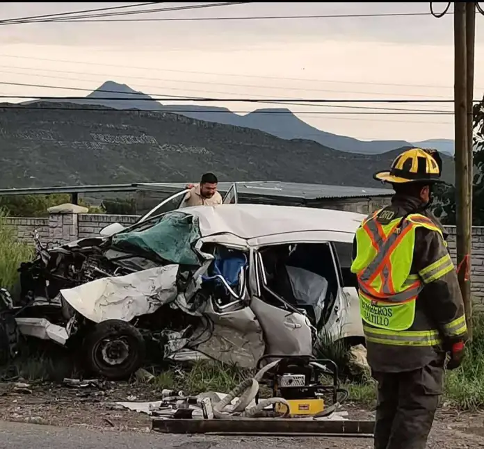 Mueren 4 coahuilenses en trágico carreterazo
