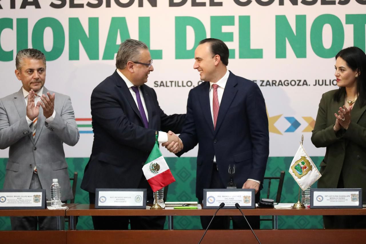 SE REALIZA CONSEJO NACIONAL DEL NOTARIADO MEXICANO EN COAHUILA