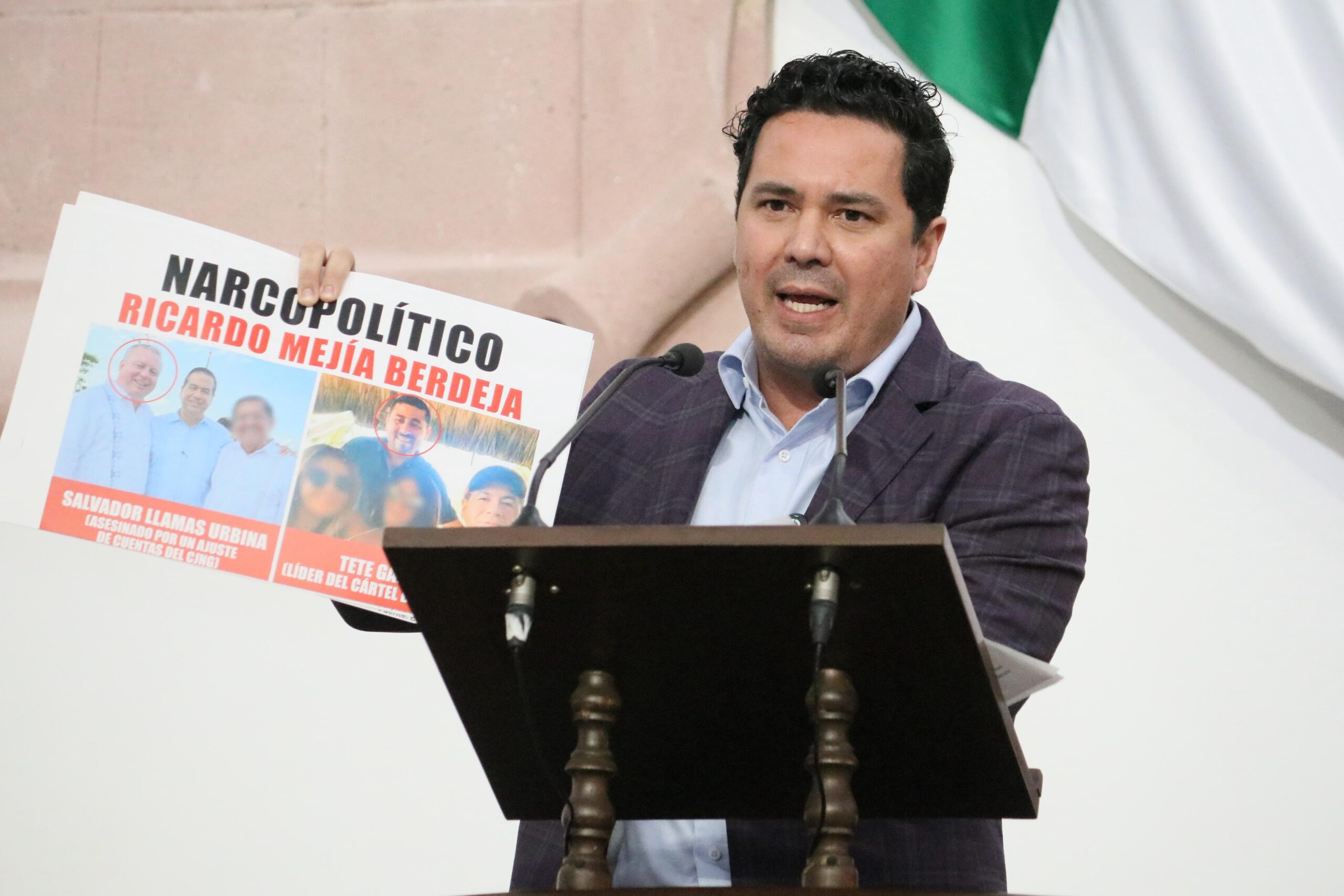 PAN: MEJÍA BERDEJA, ES UN FRACASADO NARCO POLÍTICO