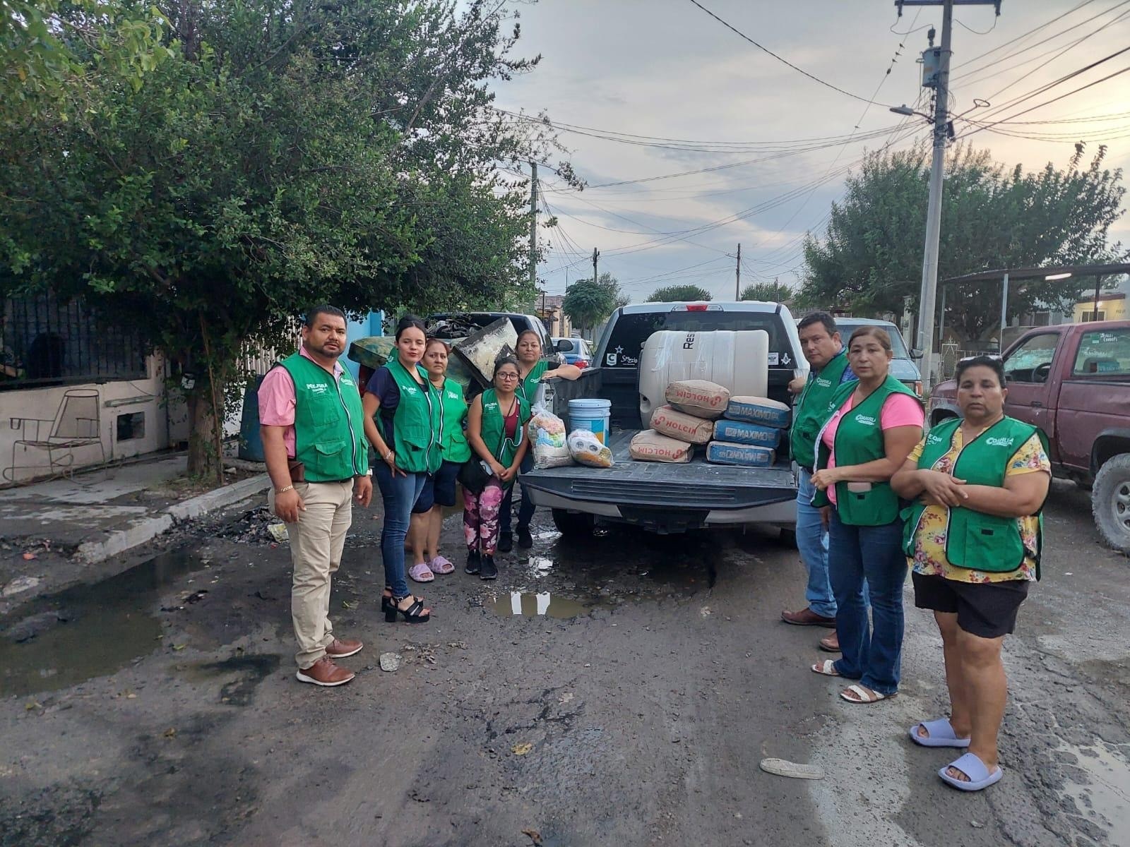 Apoya Manolo Jiménez a damnificados por incendio