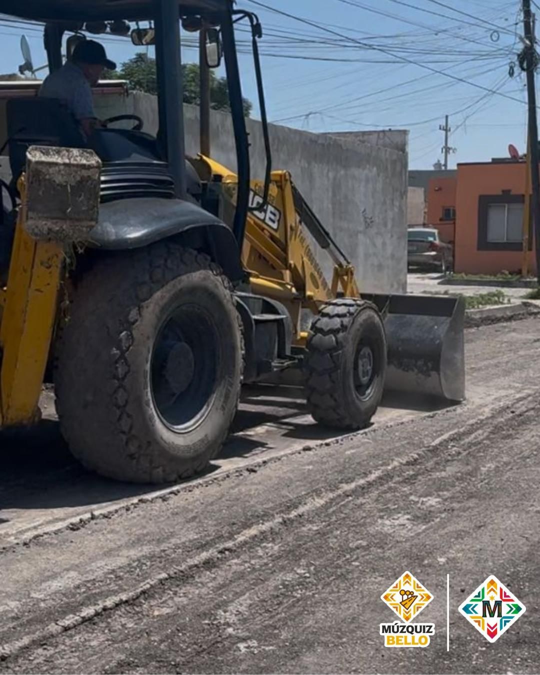Arrancan los trabajos de pavimentación en Múzquiz