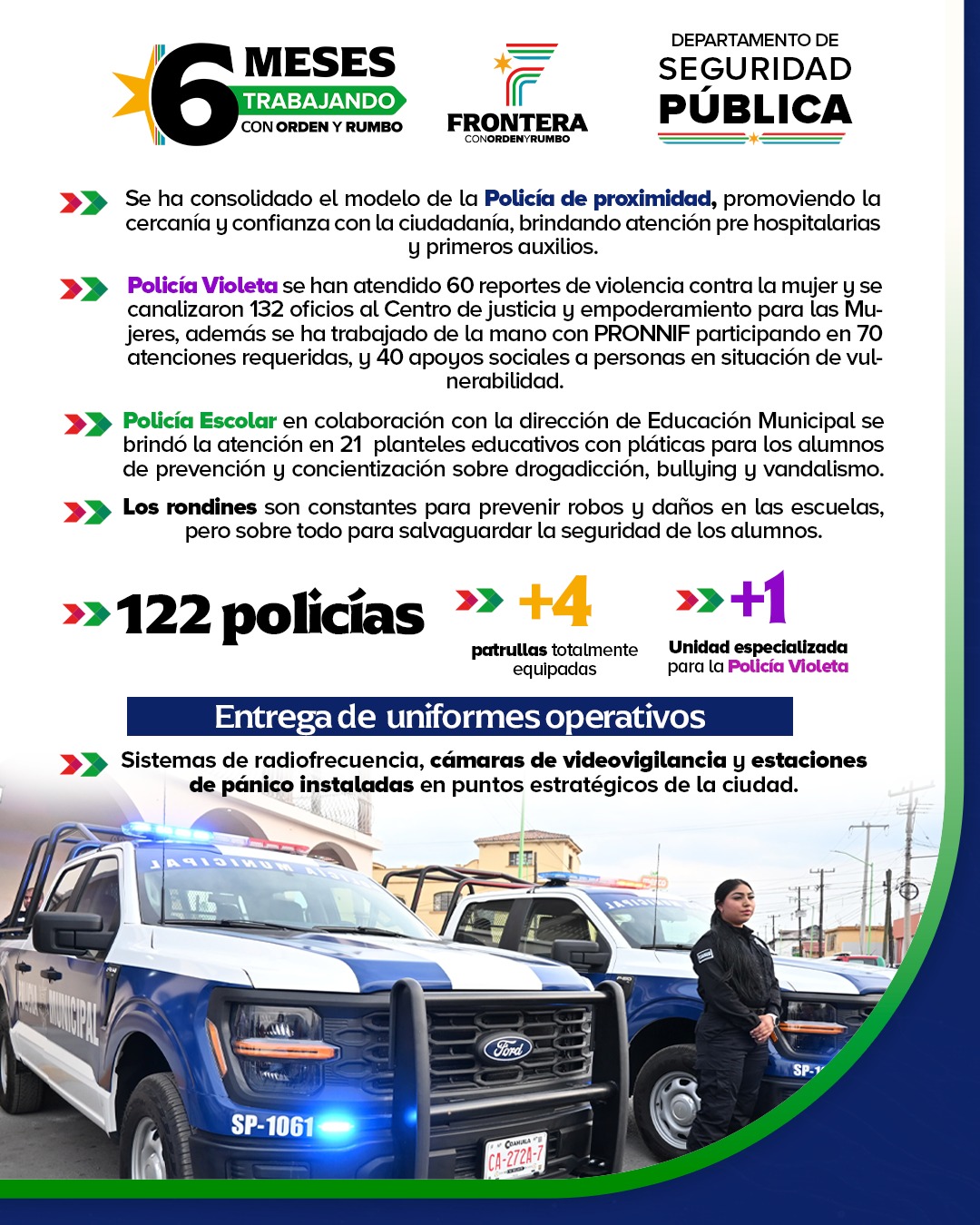 Seguridad en Frontera muestra avances claros