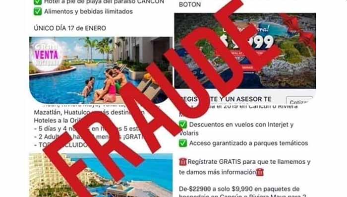 Alerta Profeco aumento de estafas vacacionales