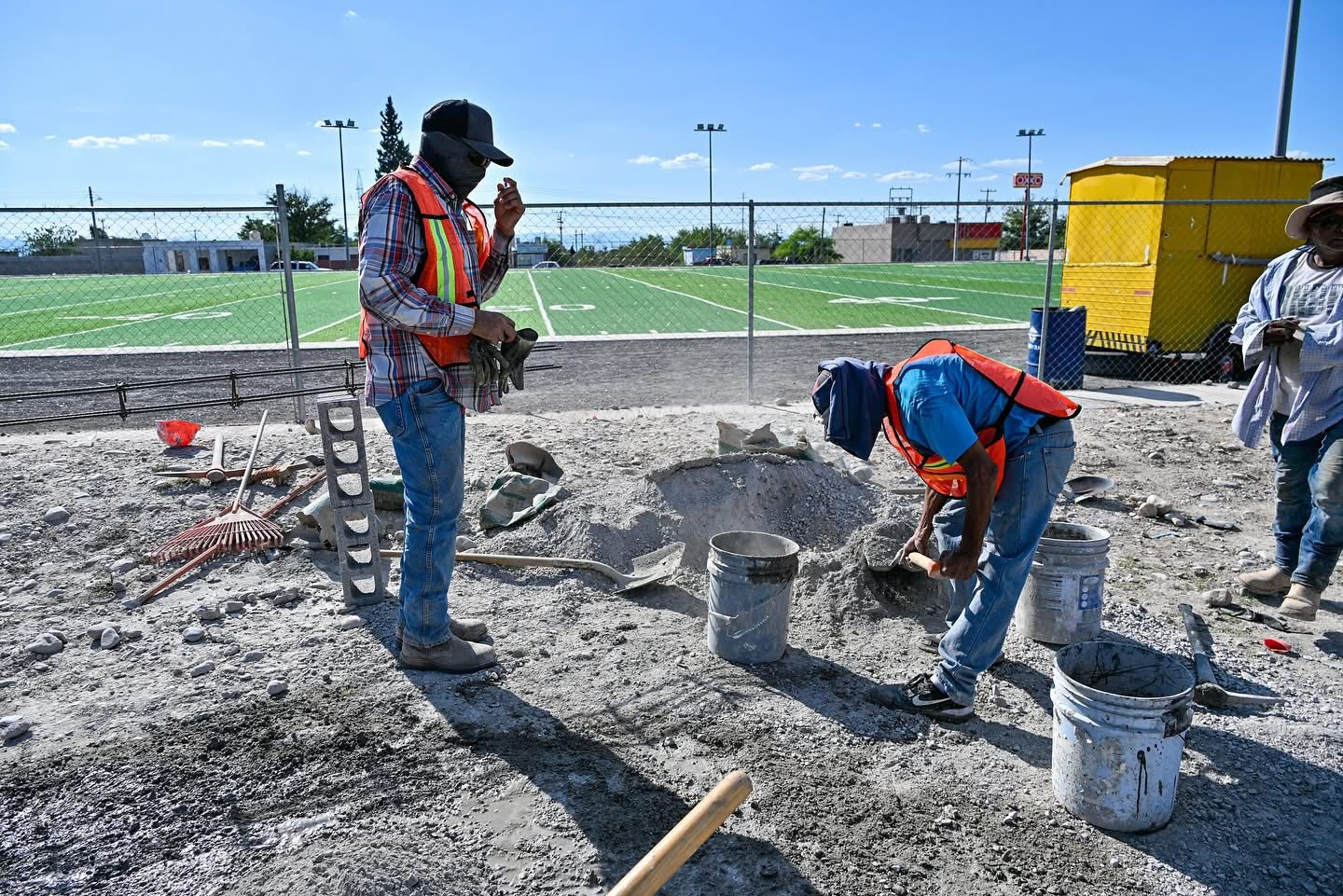 Verifica Villarreal avance del nuevo campo de tiro