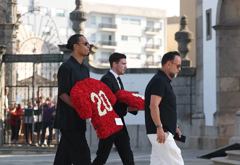 Dan el último adiós a Diogo Jota y su hermano