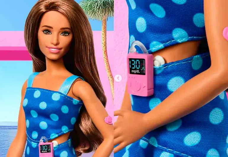 Barbie lanza su primera muñeca con diabetes tipo 1