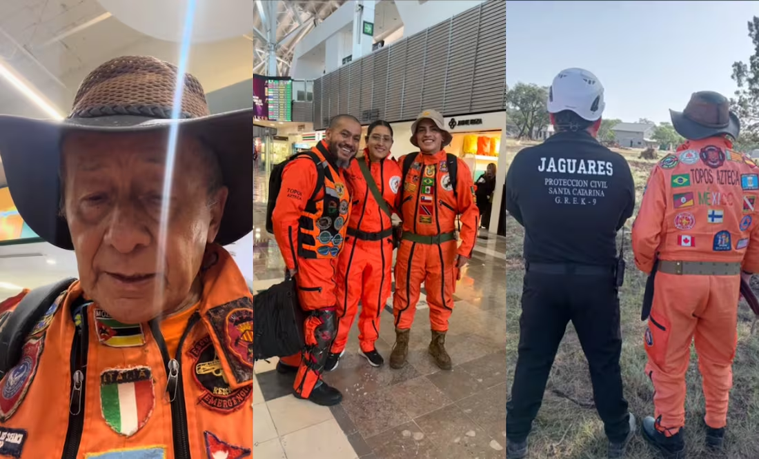 Usuarios lanzan flores a topos mexicanos que apoyan en inundaciones en Texas