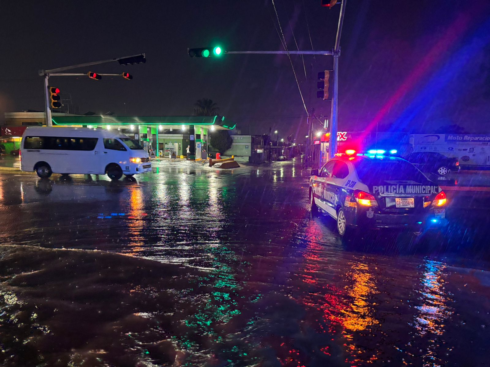 Causa distintos daños lluvia torrencial