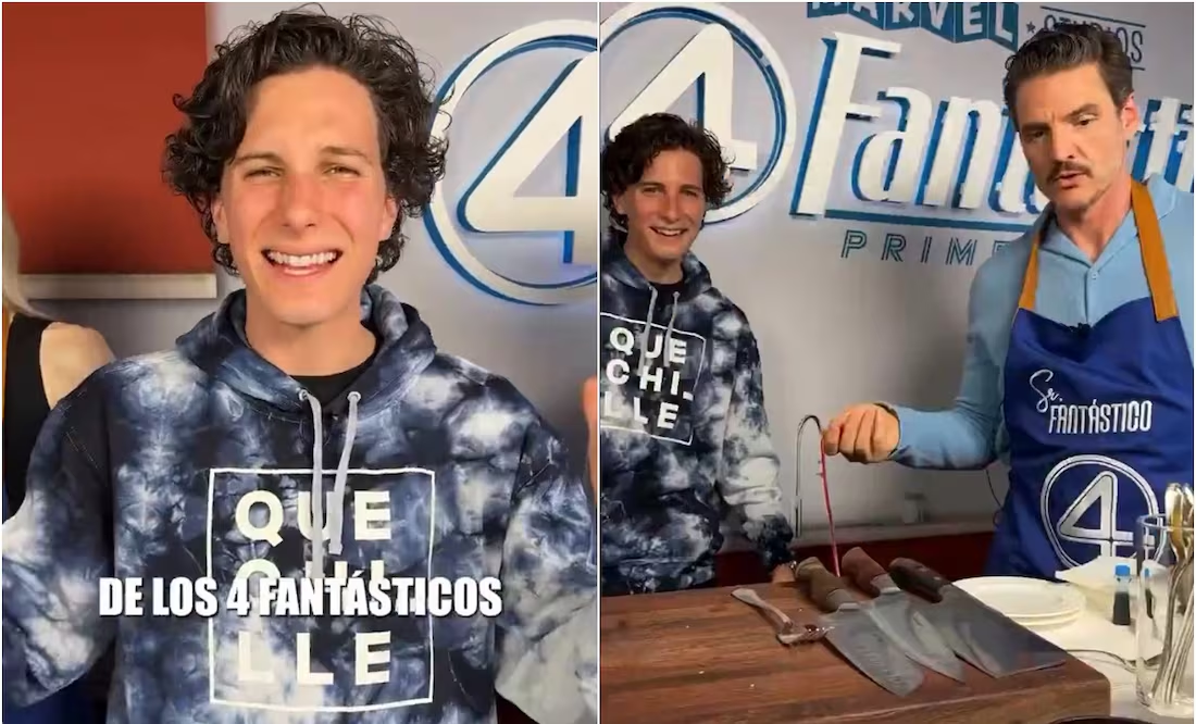 Los 4 Fantásticos: influencer Robe Grill sorprende al cocinar con elenco de la película de Marvel; video se viraliza
