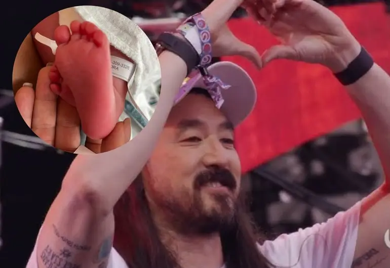 ¡Steve Aoki ya es papá! El Dj anuncia el nacimiento de su primer hijo