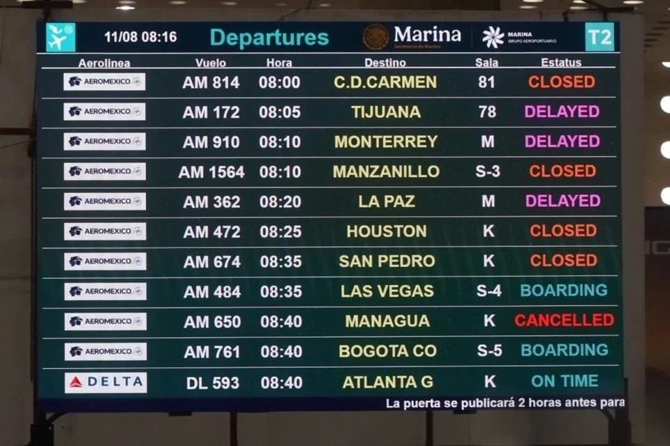 Riesgo terrorista en casi todo México