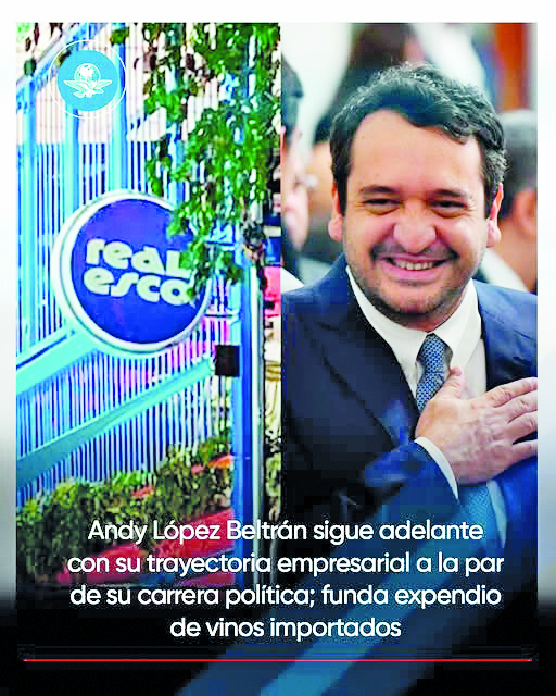 Andy López Beltrán, de Morena a empresario