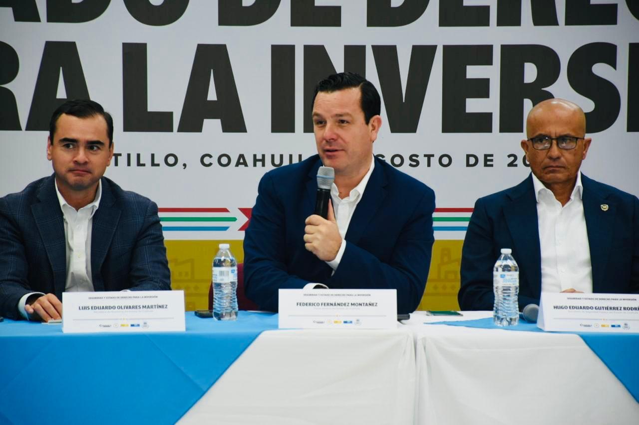 Destacan empresarios seguridad de Coahuila