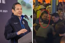 Exhiben a exgobernador de Querétaro durante pelea en bar