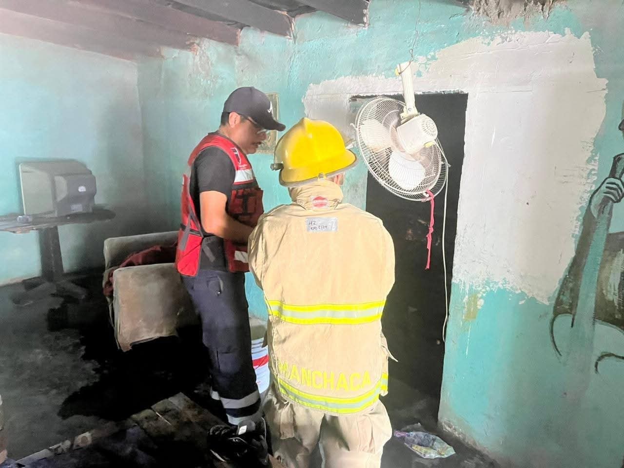 Evitan Bomberos y SP tragedia en Múzquiz