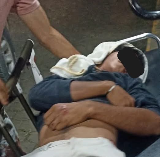 Termina sujeto en el hospital tras golpiza