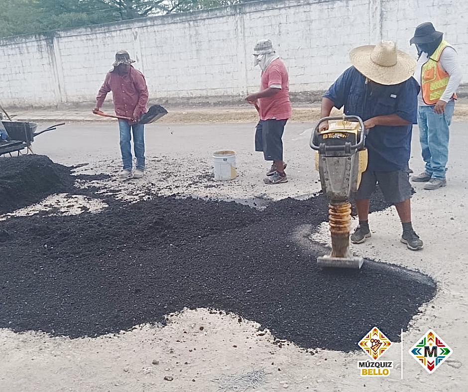 Intensifica Múzquiz la rehabilitación de calles