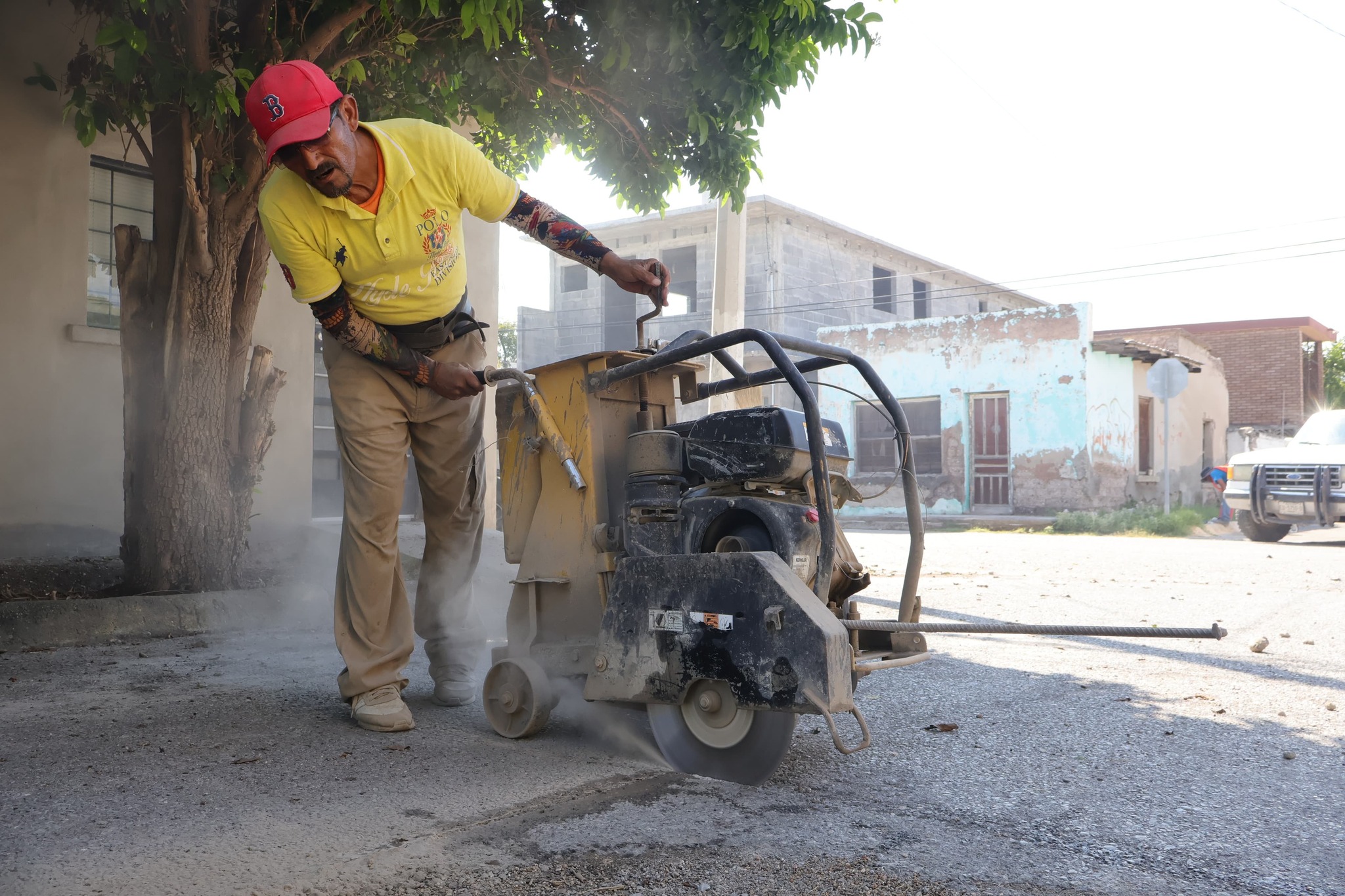 Impulsa Ríos rehabilitación de calles en colonia Sarabia