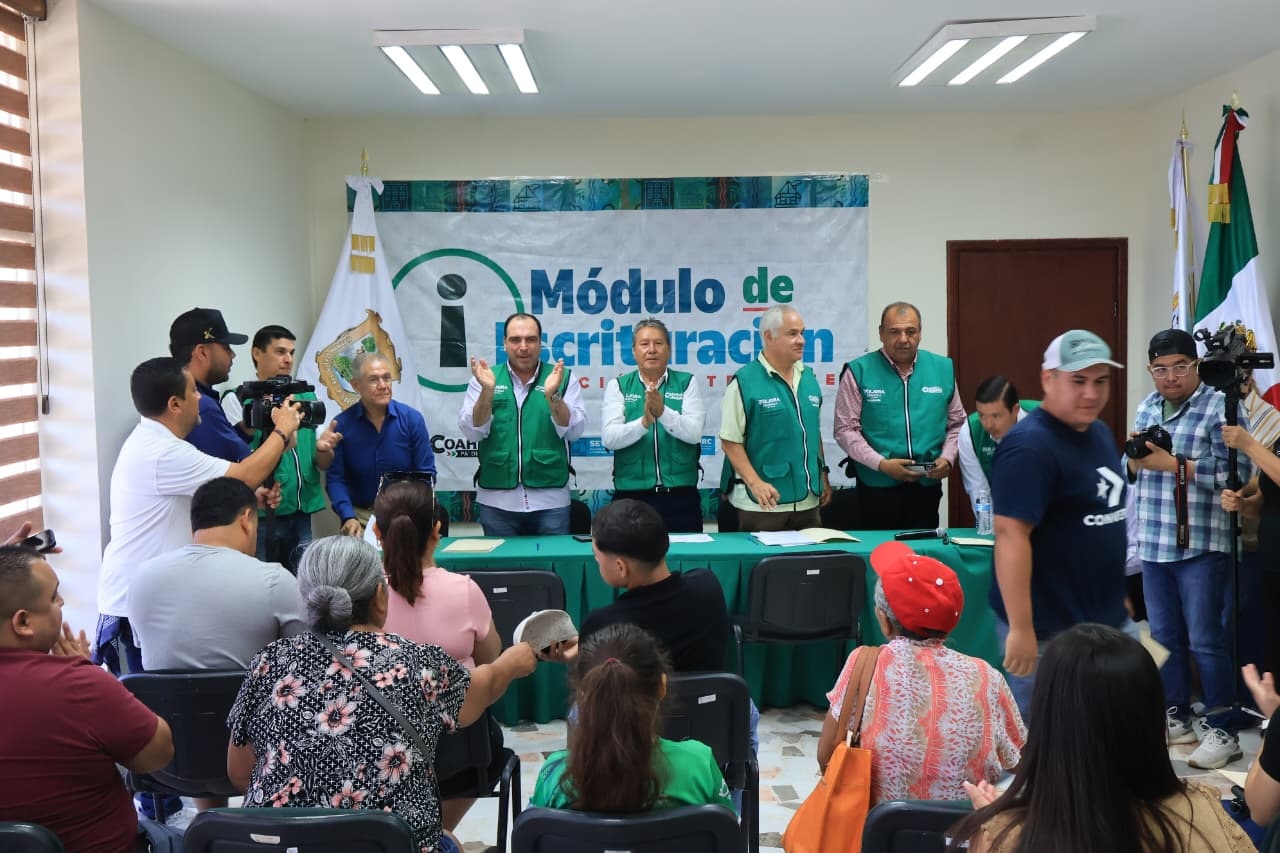 Da Óscar Ríos certeza jurídica a familias de SJS