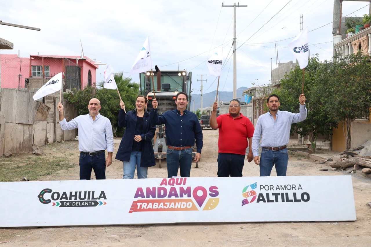 Arranca Javier, obras en colonia Nuevo Atardecer