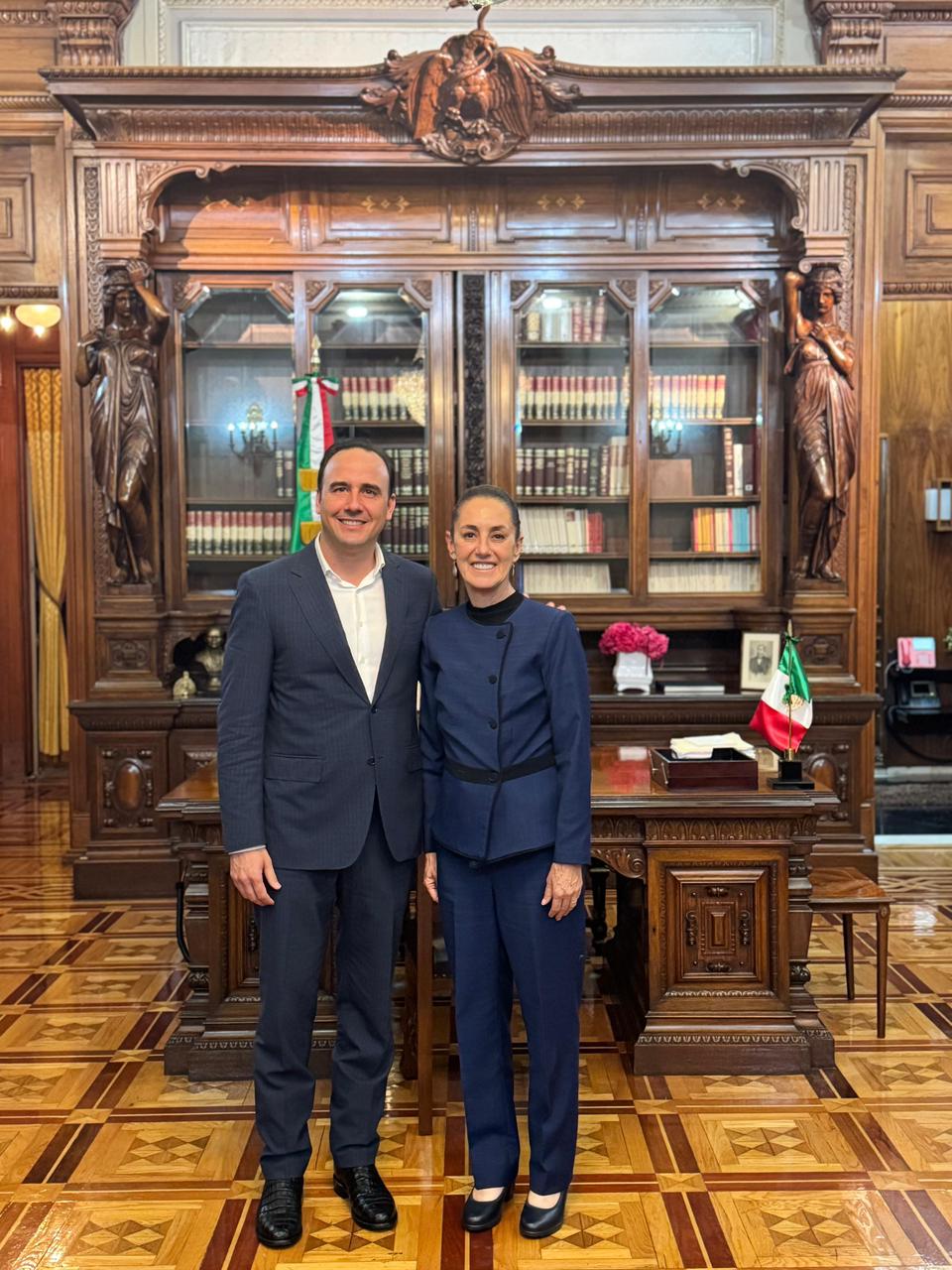 Fortalecen Sheinbaum y Manolo proyectos para Coahuila.