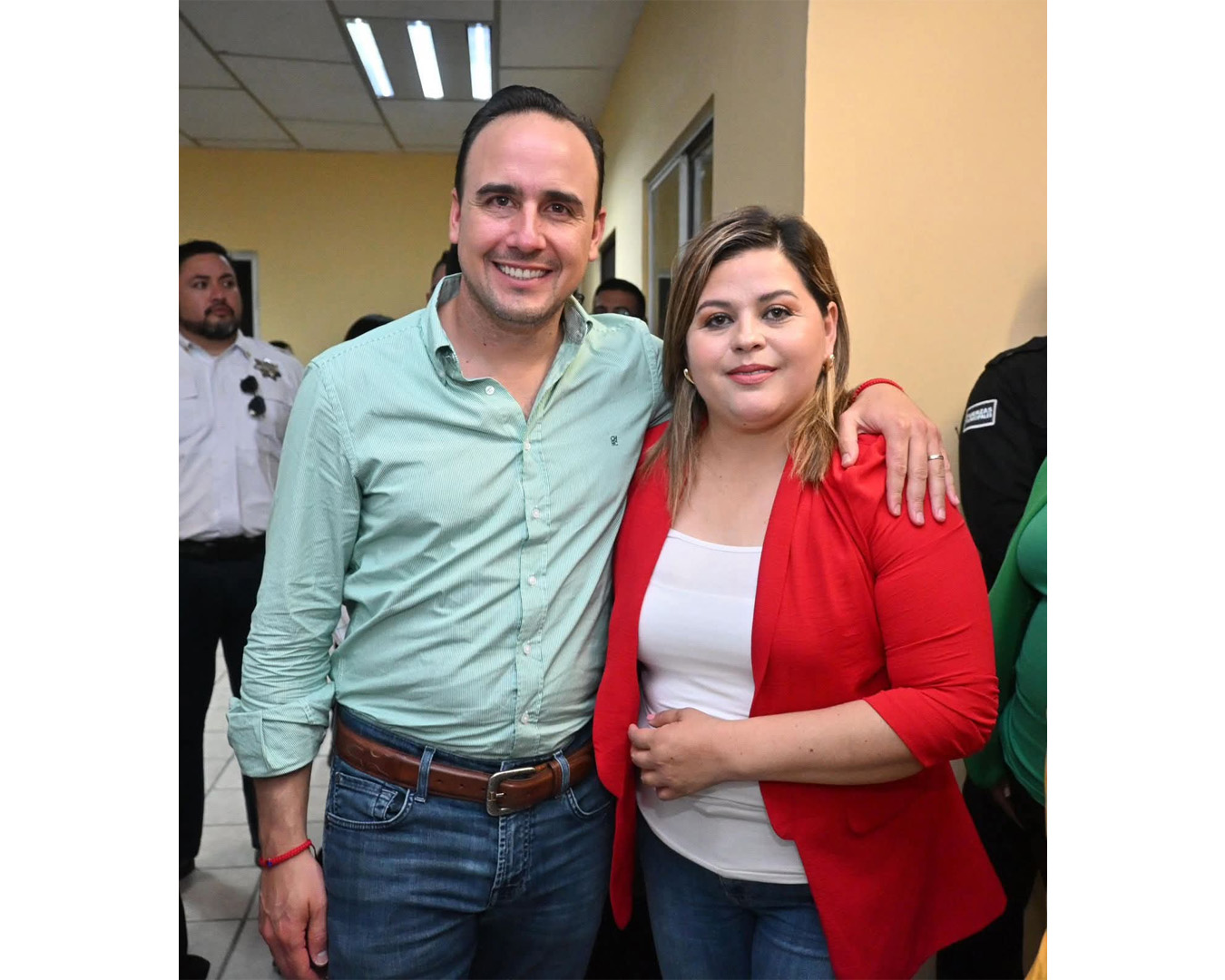 Ocampo se une a la estrategia por la seguridad y esfuerzos para proteger a nuestra gente, la alcaldesa Adriana Valdéz asiste a arranqué del centro integral de seguridad