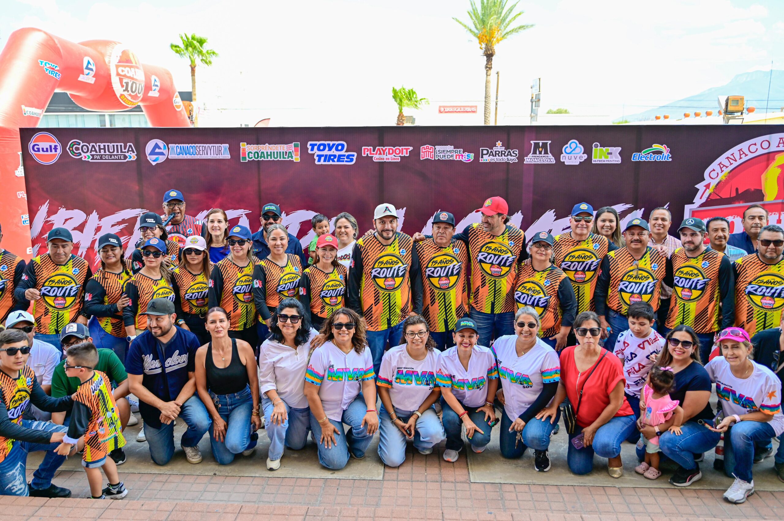 Ruge Coahuila 1000 a su llegada a Monclova