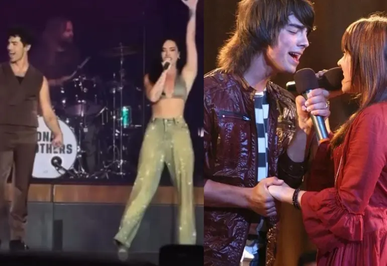 Joe Jonas y Demi Lovato reviven ‘Camp Rock’ en emotivo reencuentro