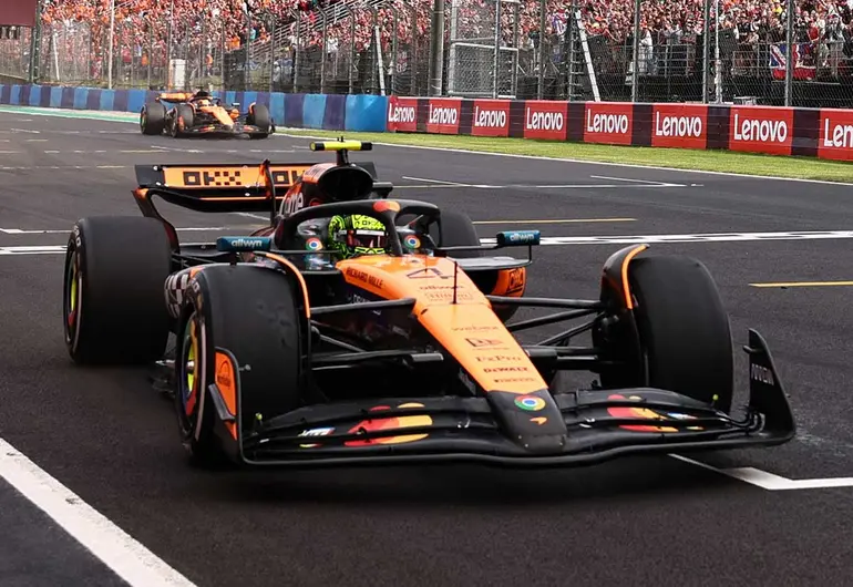 Lando Norris resiste y gana el GP de Hungría