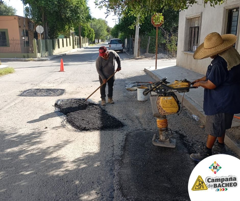 Múzquiz avanza con la campaña permanente de bacheo