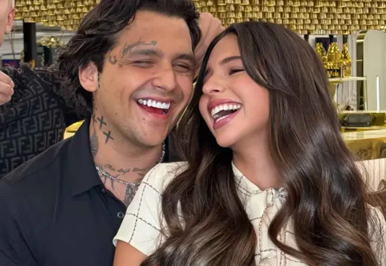 Christian Nodal y Ángela Aguilar vistos en Beverly Hills tras polémica entrevista
