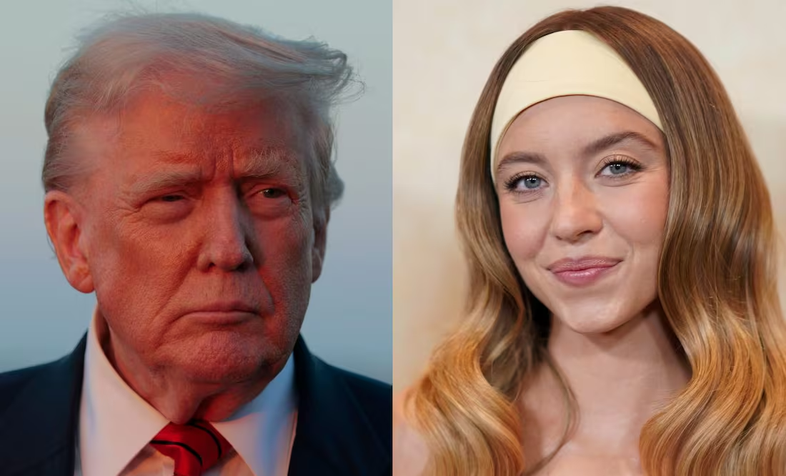 Trump respalda a Sydney Sweeney tras polémico anuncio de American Eagle; la actriz está registrada como republicana